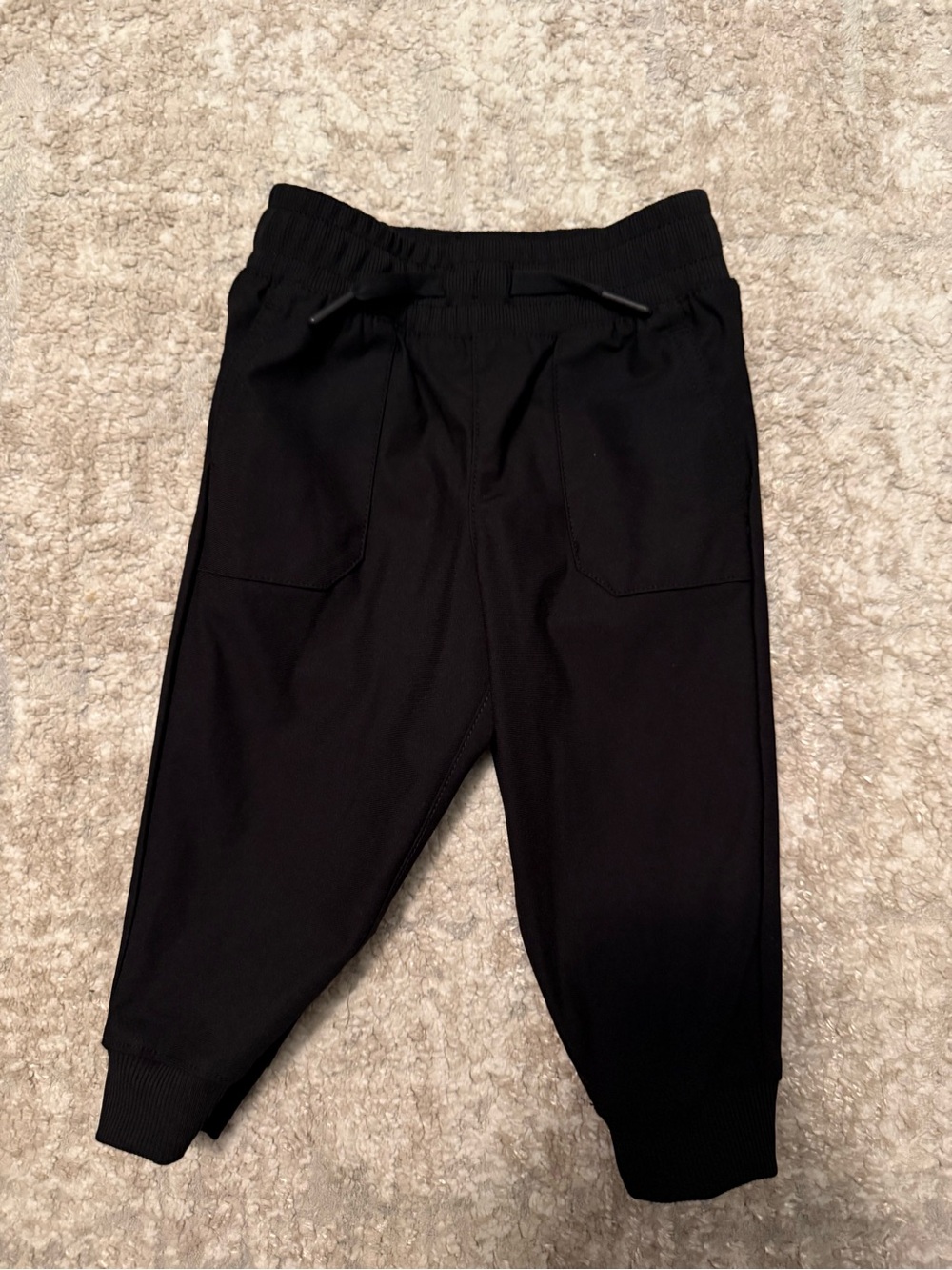 wonder nation Black Kids Jogger Sweatpants size 12M